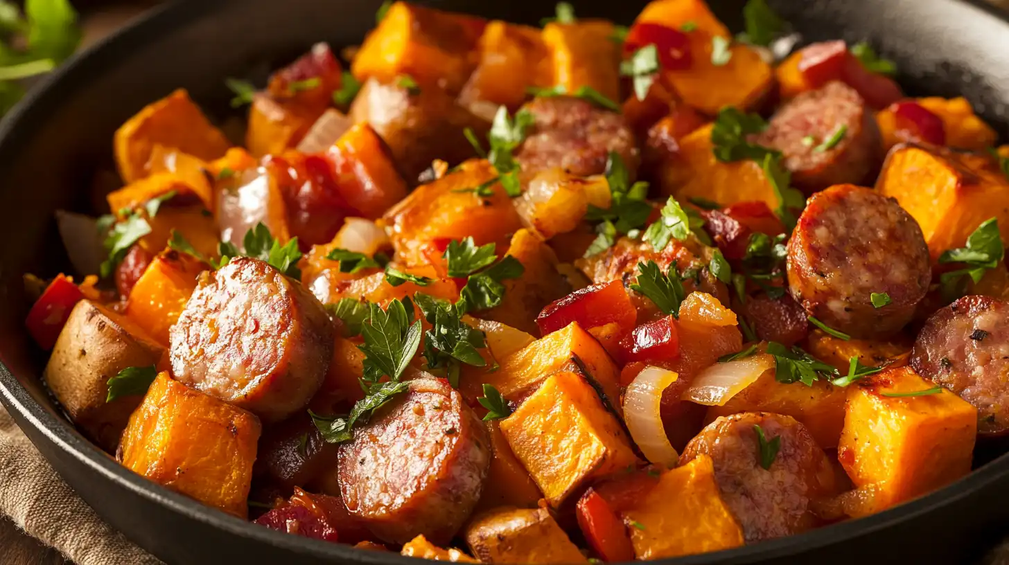 Sweet Potato Hash with Turkey Sausage: The Perfect Blend of Health and Flavor