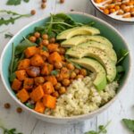 Sweet Potato And Cauliflower Rice Bowl Low Calorie Lunch