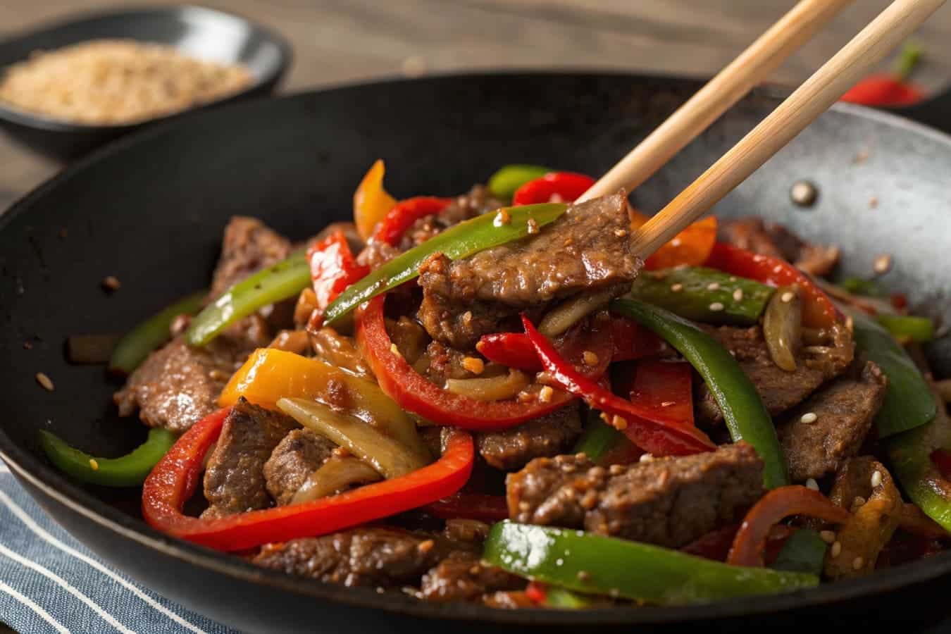 Steak and Pepper Stir Fry – A Flavorful and Easy Dinner Recipe
