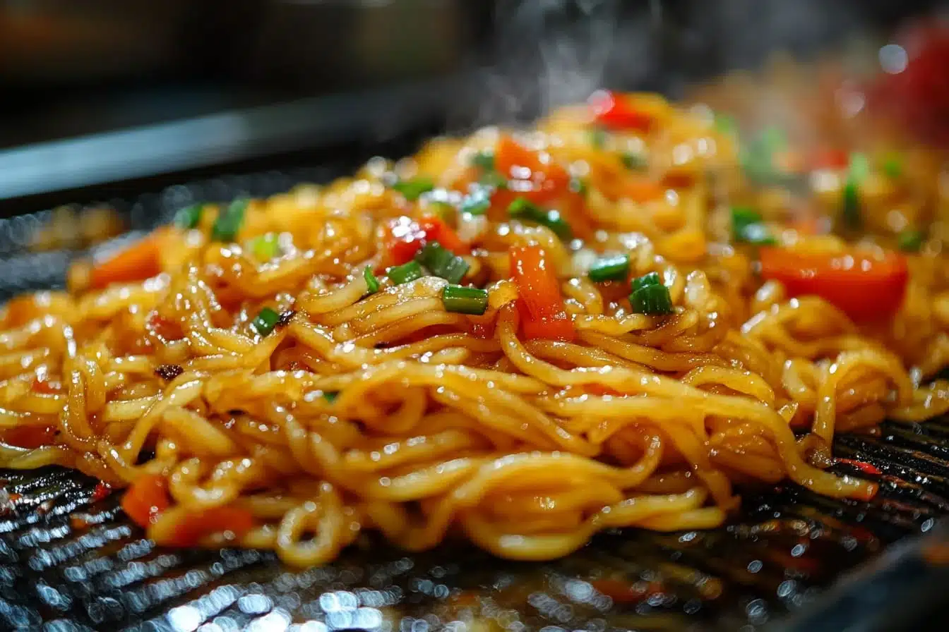 Griddle lo mein recipe