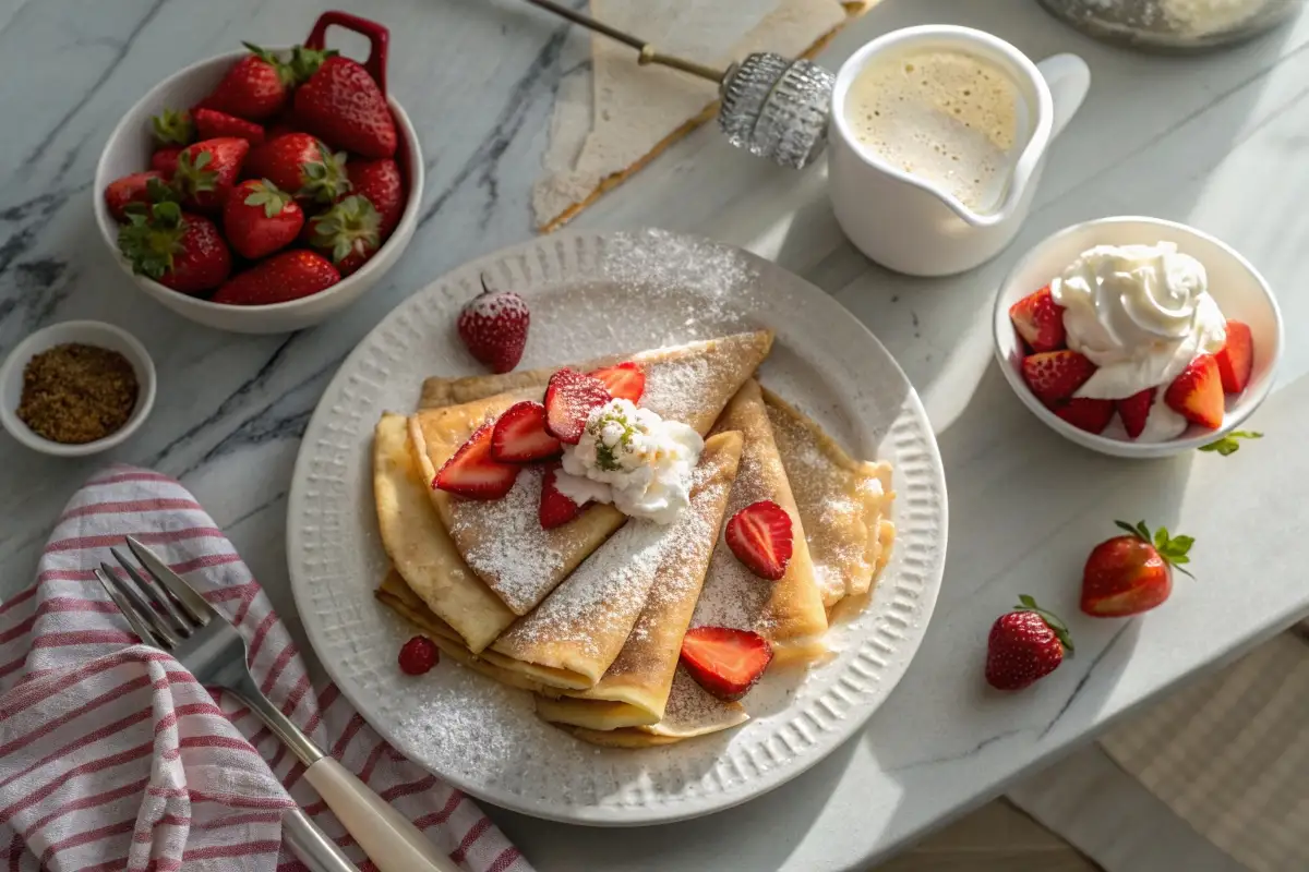 How to Make Bavarian Crepes: Sweet, Simple
