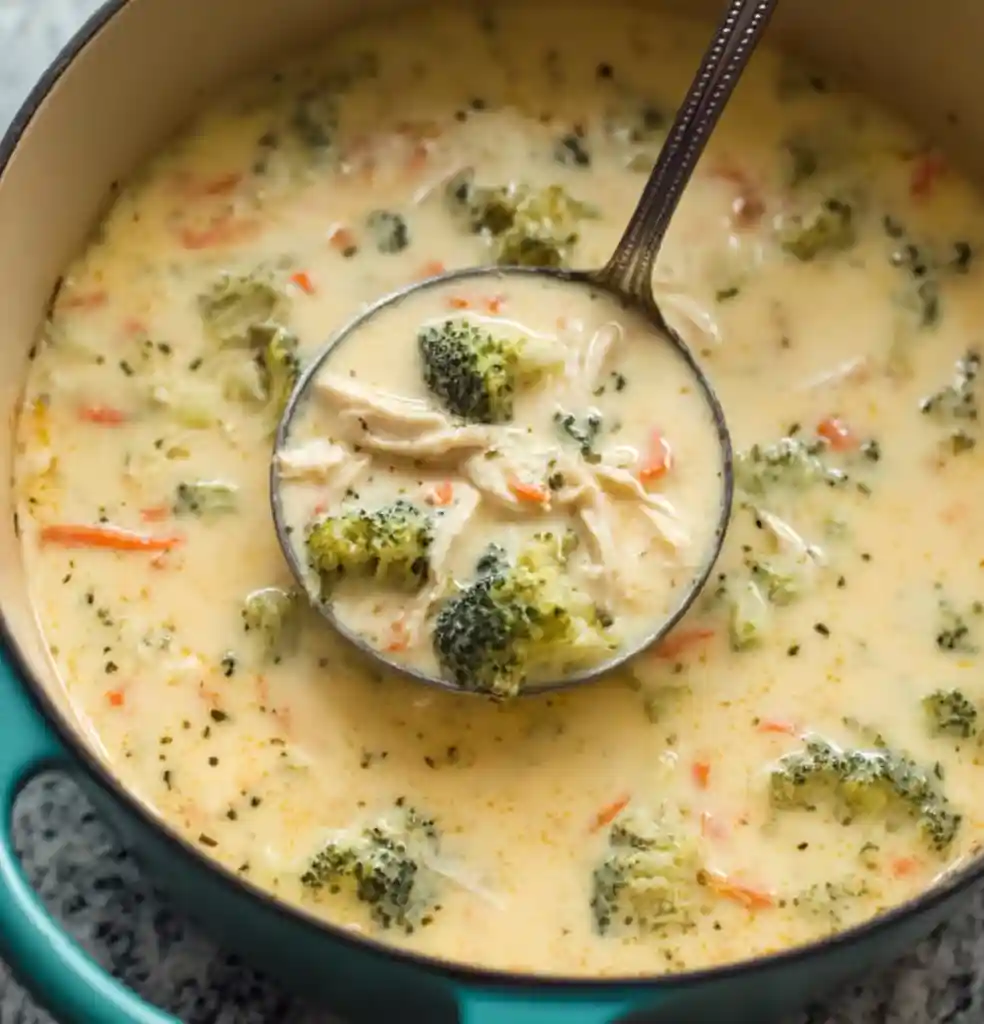 Creamy Chicken Broccoli Soup – Easy, Nourishing, and Family-Friendly