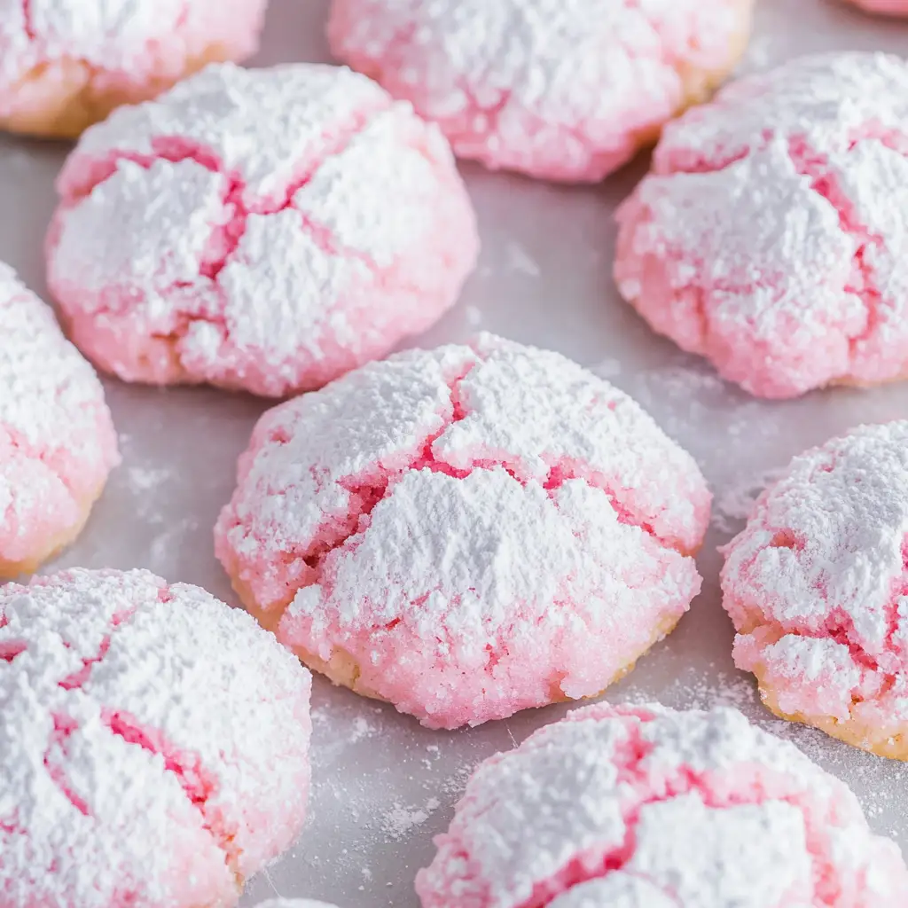 Strawberry Crinkle Cookies: Soft, Sweet & Fun to Bake