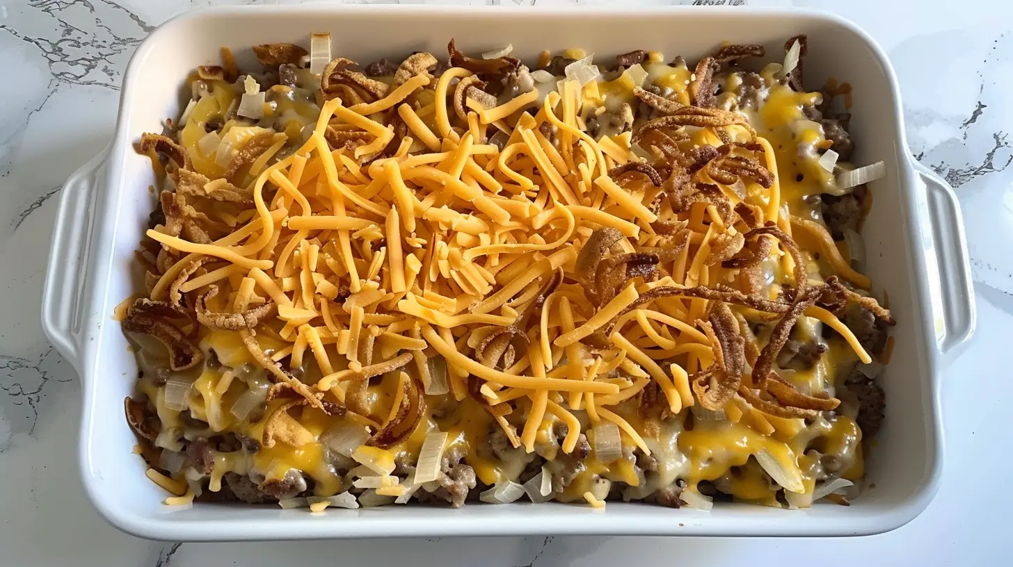 Cheesy Hash Brown and Hamburger Casserole: Easy Comfort Food