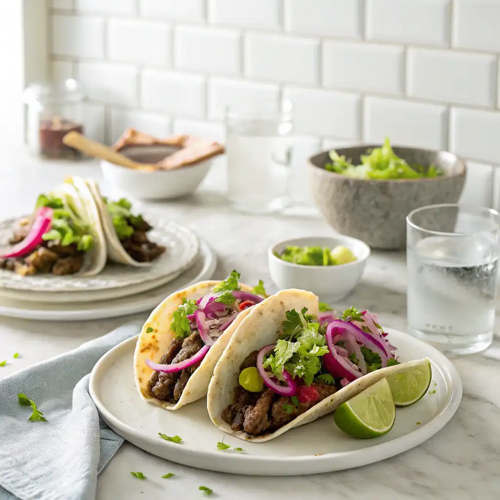 Garlic Butter Honey BBQ Beef Tacos: Sweet & Smoky Family Favorite