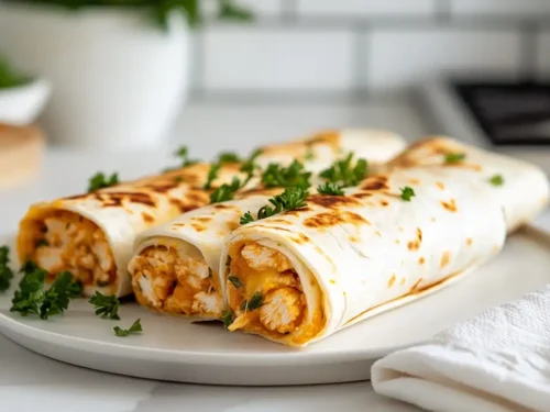 These Cheesy Garlic Chicken Wraps Became Our Family’s Weekly Obsession