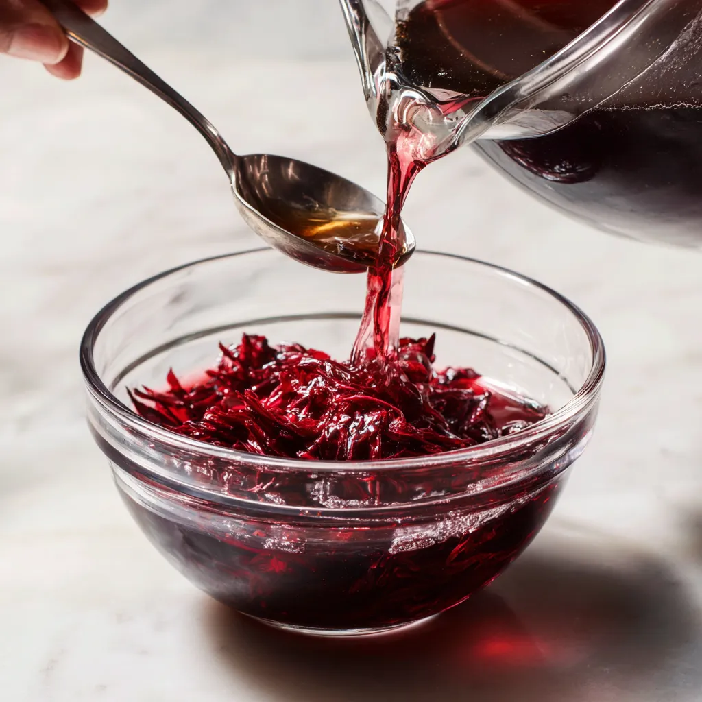 Straining and Adding Sweetness