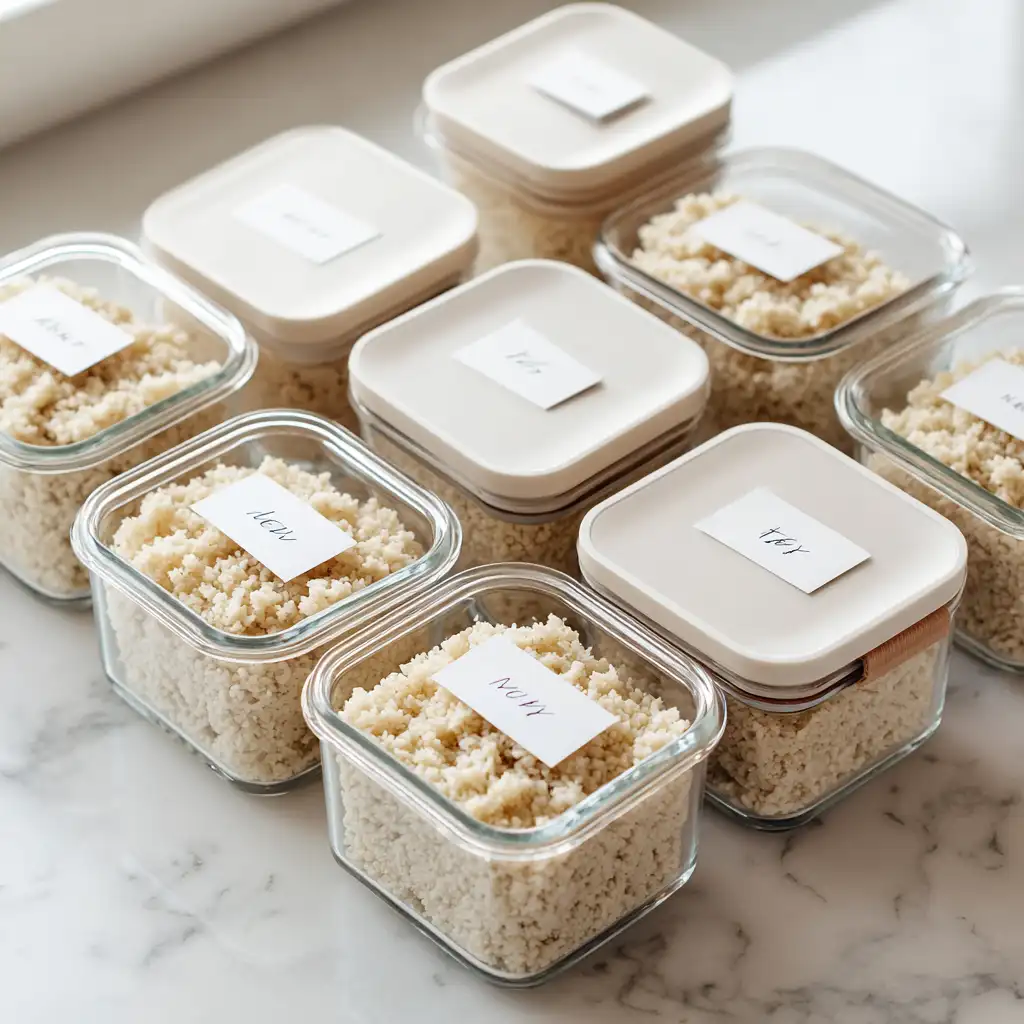 how to cook bulgur wheat stored in labeled glass containers