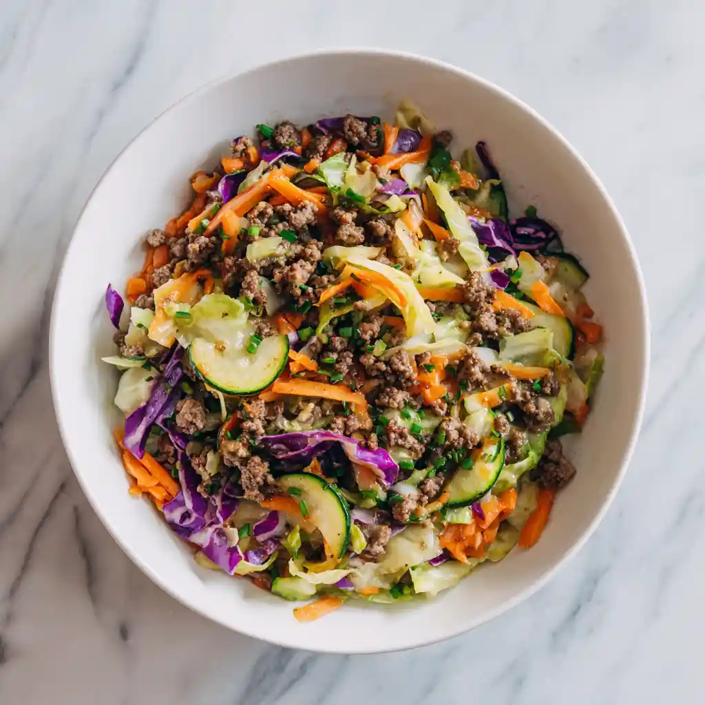 AIP Diet Ground Beef and Cabbage Skillet